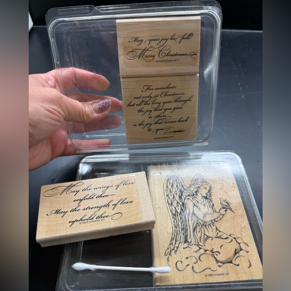 Wooden Christmas Angel Decor